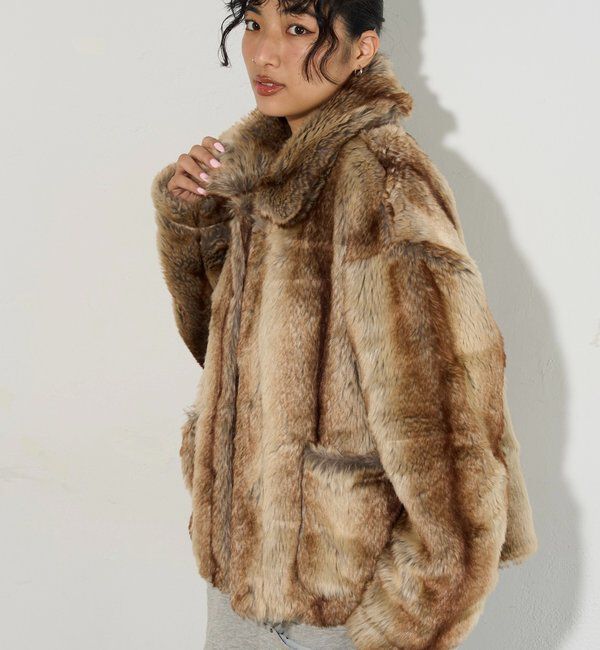  「【2サイズ展開】FAUX JACKET/ファージャケット」|その他|