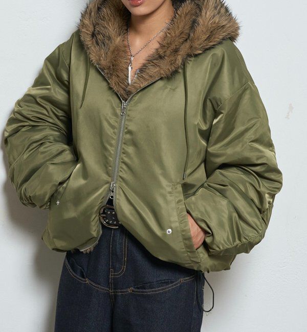  「【お気に入りNO.1】2WAY REVERSIBLE FUR BLOUSON 」|ブルゾン・スタジャン|