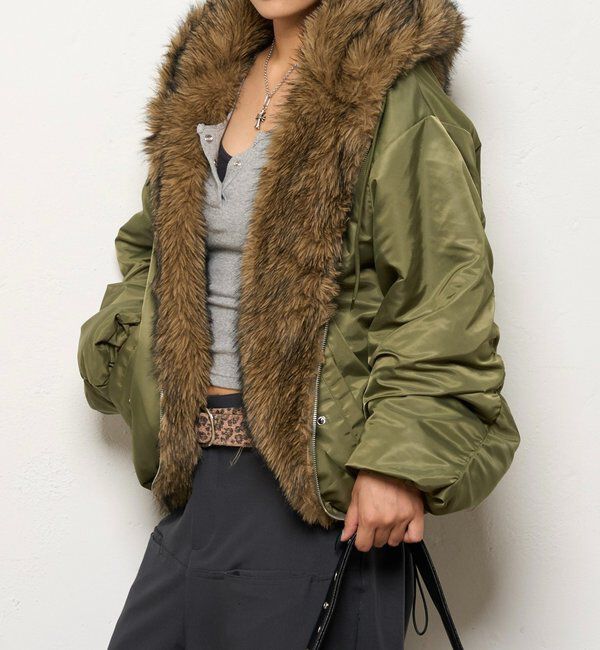  「【お気に入りNO.1】2WAY REVERSIBLE FUR BLOUSON 」|ブルゾン・スタジャン|