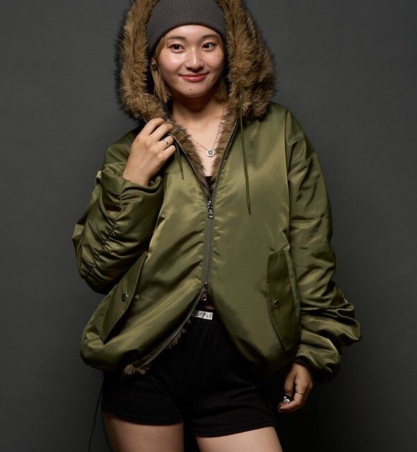  「【お気に入りNO.1】2WAY REVERSIBLE FUR BLOUSON 」|ブルゾン・スタジャン|