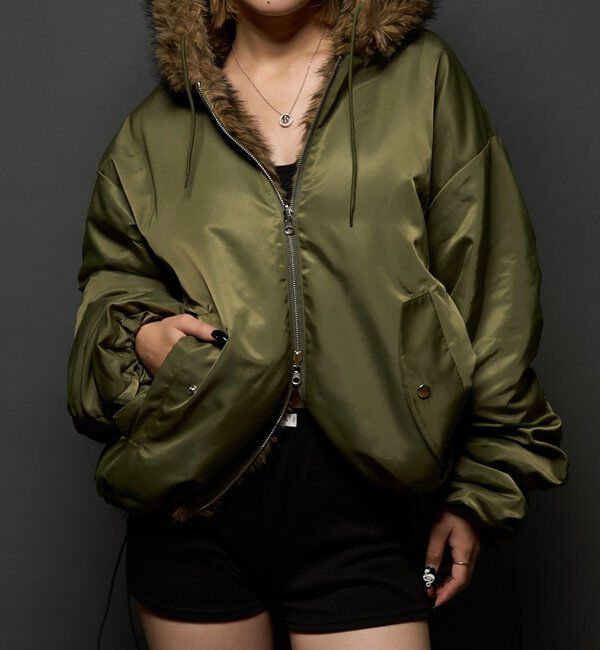  「【お気に入りNO.1】2WAY REVERSIBLE FUR BLOUSON 」|ブルゾン・スタジャン|