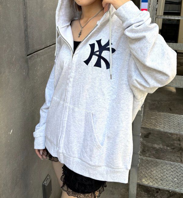  「【KOOKY'N/クーキー】KY LOGOZIPHOODIE」|パーカー|