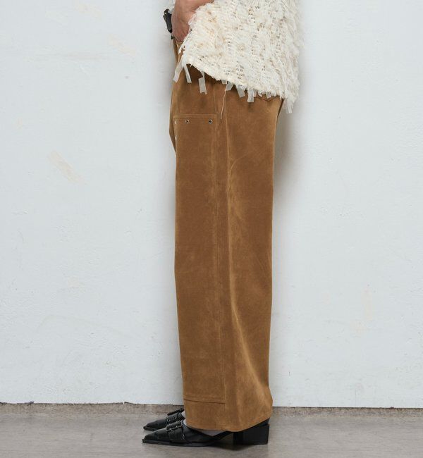  「SUEDE DOUBLE KNEE PANTS/スウェードダブルニーパンツ」|チノ|