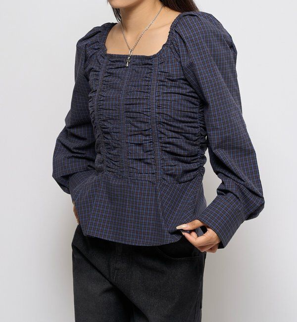  「2WAYオフショルダーパフスリーブブラウス」|シャツ・ブラウス|