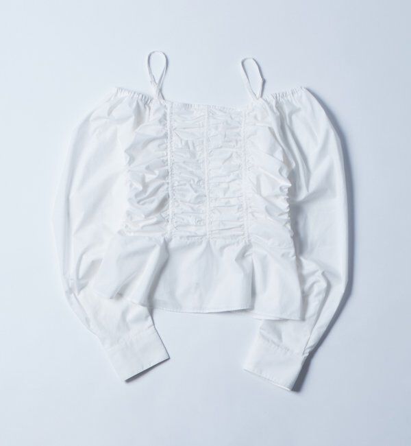  「2WAYオフショルダーパフスリーブブラウス」|シャツ・ブラウス|