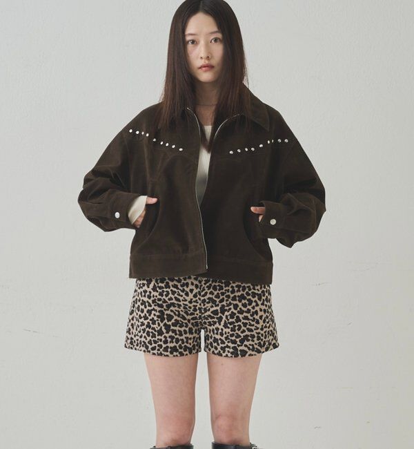  「SUEDE STUDDED BLOUSON/スウェードスタッズブルゾン」|ブルゾン・スタジャン|