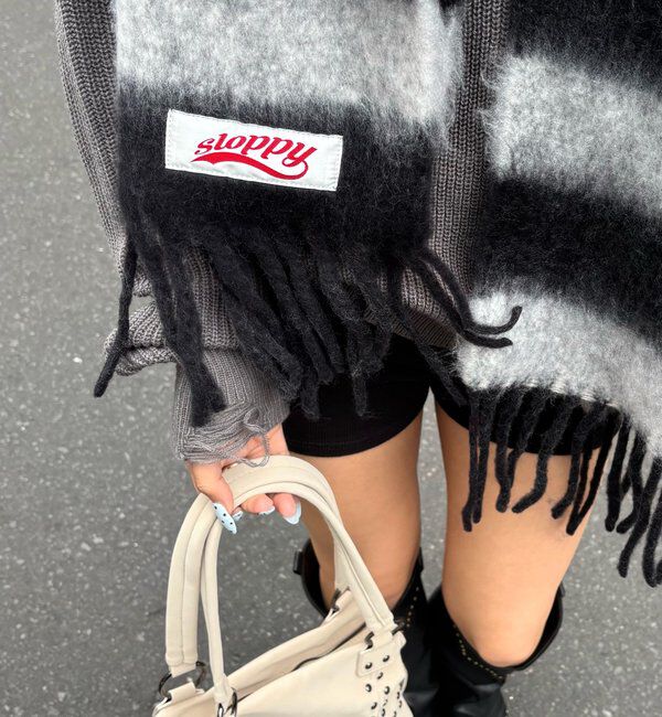  「STUDDED SHOULDER BAG/スタッズショルダーバッグ」|トートバッグ|