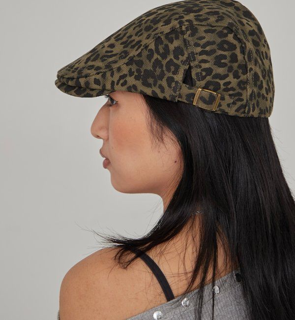  「LEOPARD HUNTING CAP」|ハット|グリーン