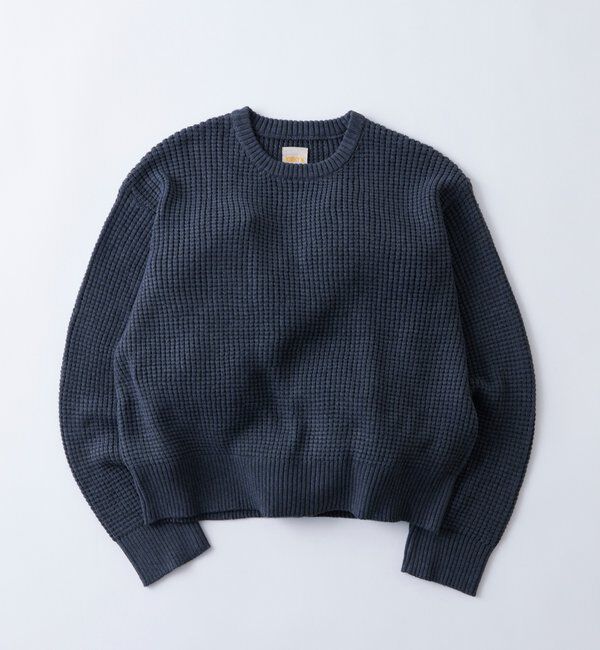  「KOOKYN ワッフル編みクルーニット」|ニット・セーター|