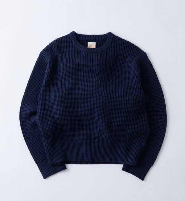  「KOOKYN ワッフル編みクルーニット」|ニット・セーター|