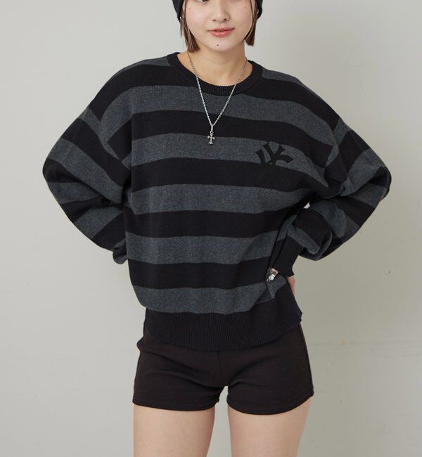  「KOOKYN KYジャガードボーダーニット」|ニット・セーター|