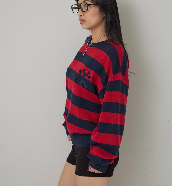  「KOOKYN KYジャガードボーダーニット」|ニット・セーター|