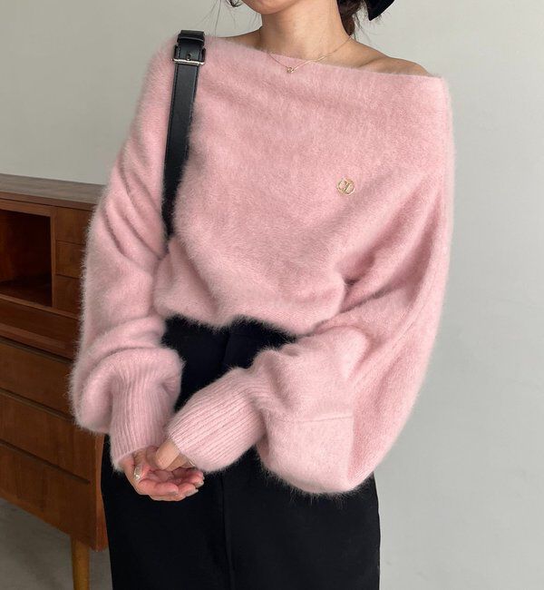  「【上質な着心地/全骨格細見え】〈C.L〉FOXカシミアドルマンニット」|ニット・セーター|