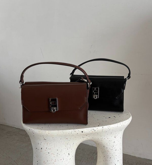  「【オケージョンにも◎】2ルームフラップバッグ」|トートバッグ|