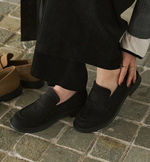  「スエードローファー」|その他|ブラック