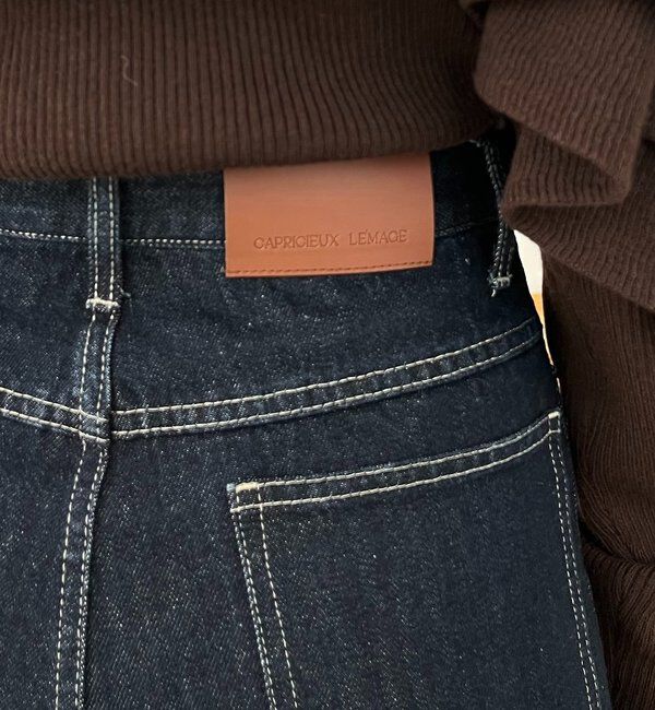  「【低身長サイズあり】フレアデニム」|デニム|