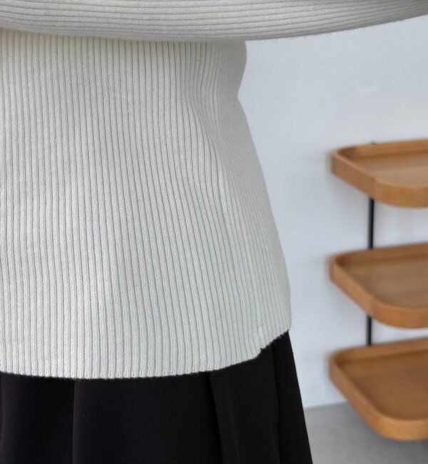  「【2WAYで着用可能】ベアフリルニット」|ニット・セーター|