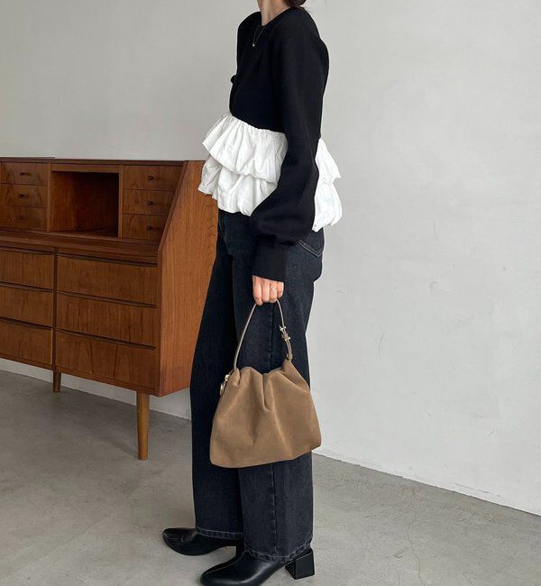  「バルーンティアードプルオーバー」|ニット・セーター|