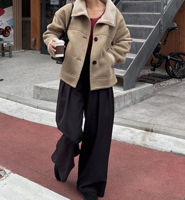  「スエードボアミドルコート」|その他|