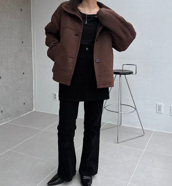  「スエードボアミドルコート」|その他|