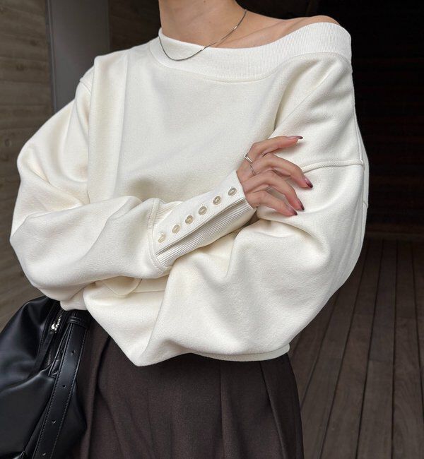  「1ポイントボンディングスウェット」|Tシャツ・カットソー|