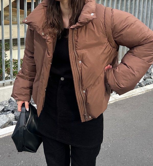  「【軽量/保温性◎】2WAY中綿パフジャケット」|その他|