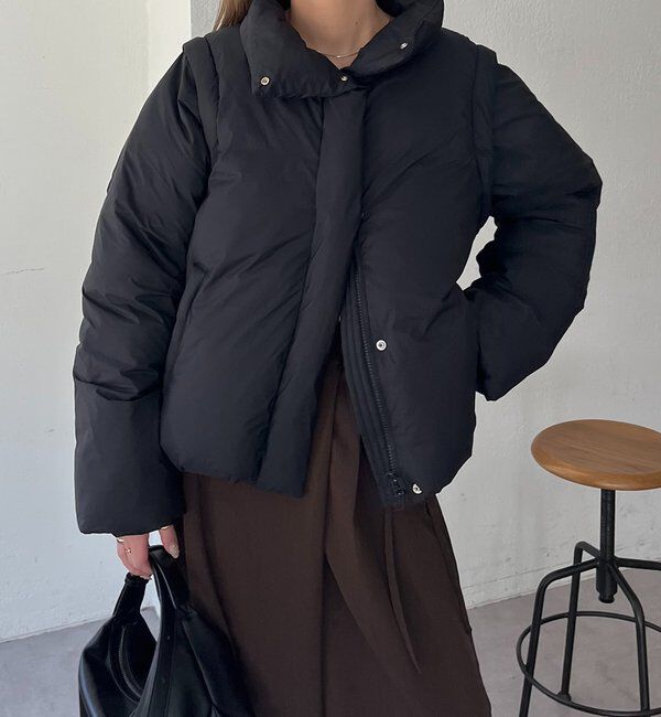  「【軽量/保温性◎】2WAY中綿パフジャケット」|その他|