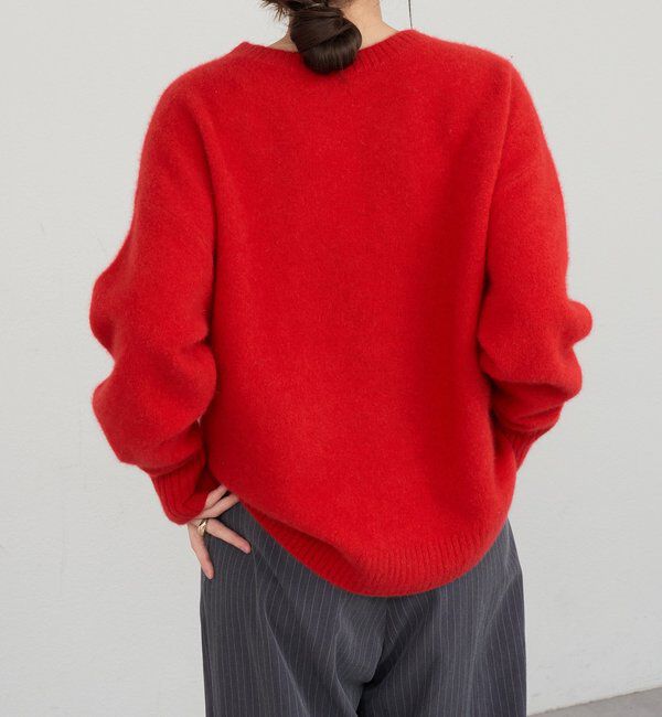  「ファーウールクルーネックニット」|ニット・セーター|