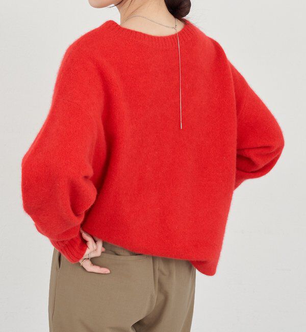  「ファーウールクルーネックニット」|ニット・セーター|