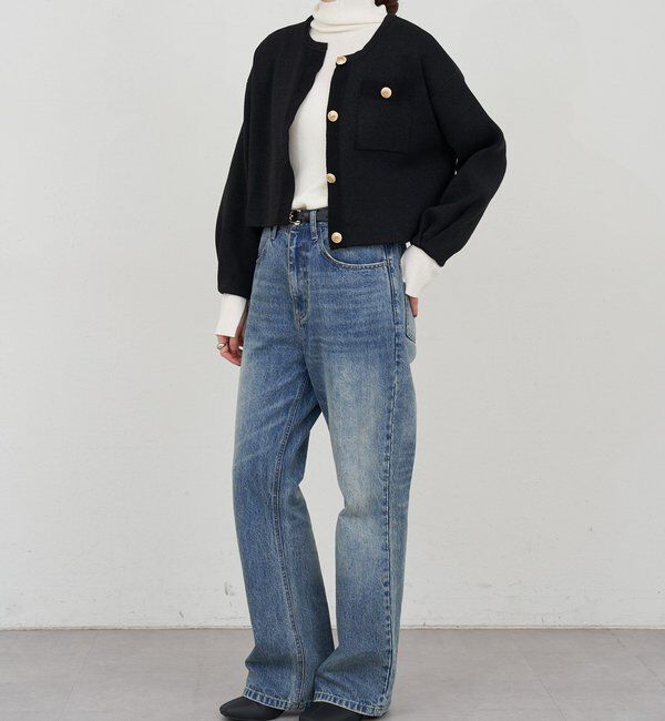  「《３サイズ展開》ストレートデニム」|デニム|