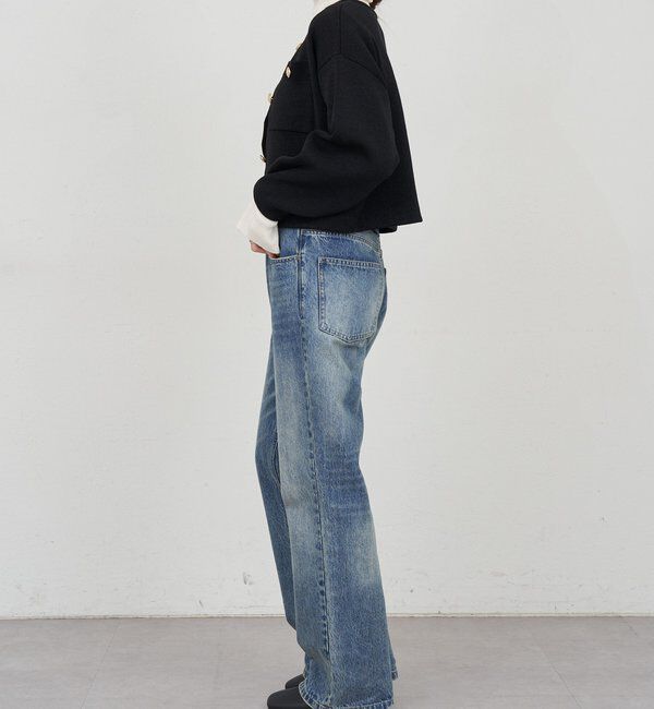  「《３サイズ展開》ストレートデニム」|デニム|