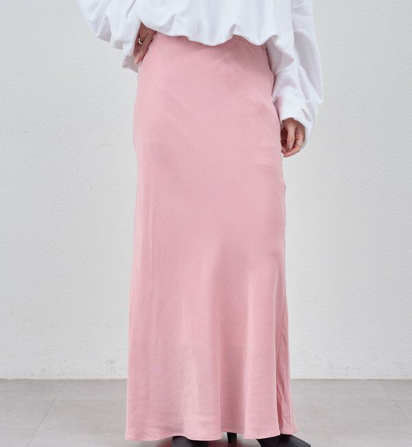  「ニュアンスマーメイドスカート」|スカート|ピンク
