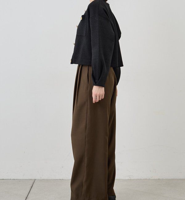  「ダブルタックワイドパンツ」|チノ|