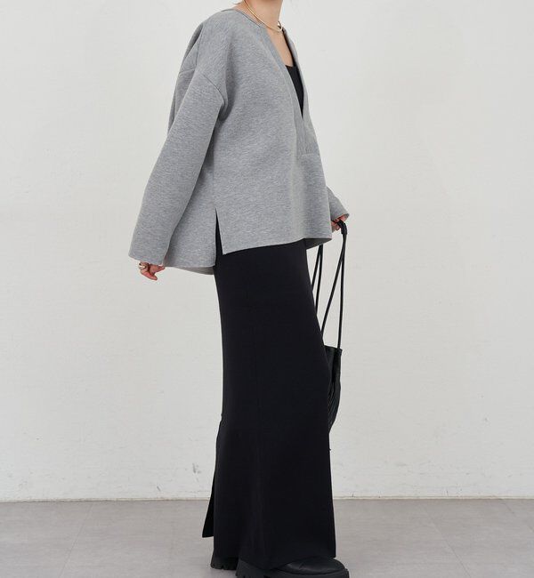  「【インフルエンサー＠tsuru00コラボ】スキッパーポンチプルオーバー」|ニット・セーター|