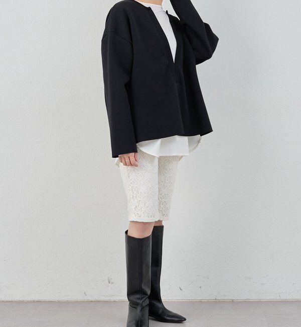  「【インフルエンサー＠tsuru00コラボ】スキッパーポンチプルオーバー」|ニット・セーター|