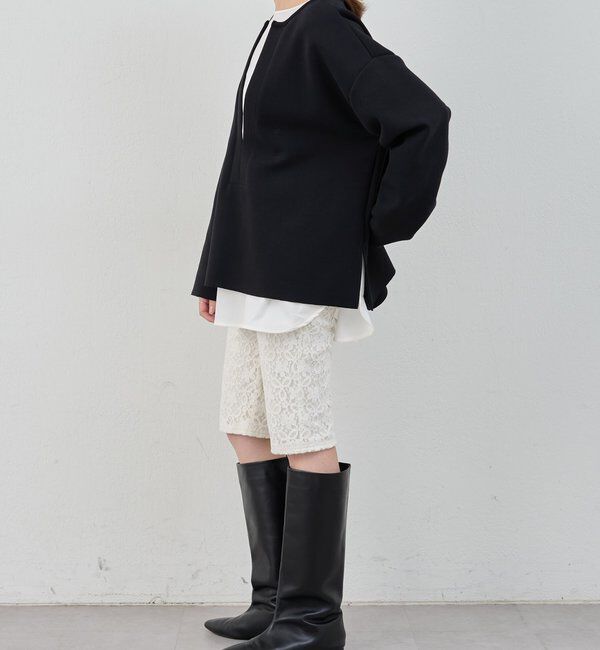  「【インフルエンサー＠tsuru00コラボ】スキッパーポンチプルオーバー」|ニット・セーター|