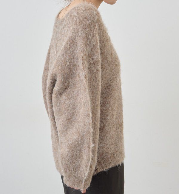  「【4色展開】【着映えニット】シャギーＶネックプルオーバー」|ニット・セーター|