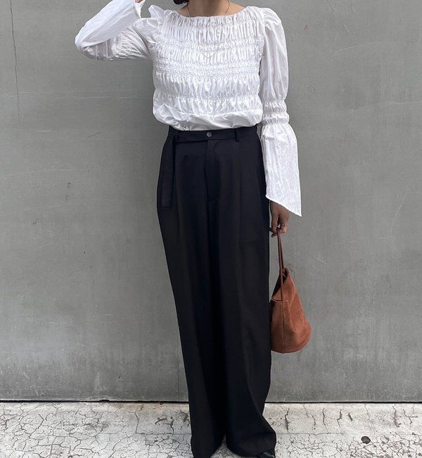  「シャーリングブラウス」|シャツ・ブラウス|