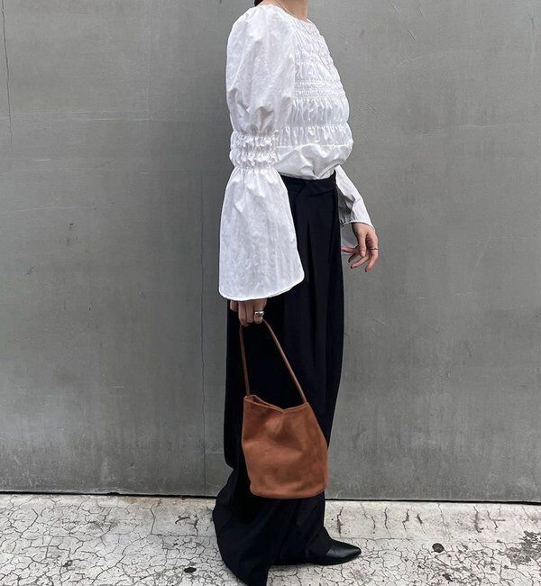  「シャーリングブラウス」|シャツ・ブラウス|