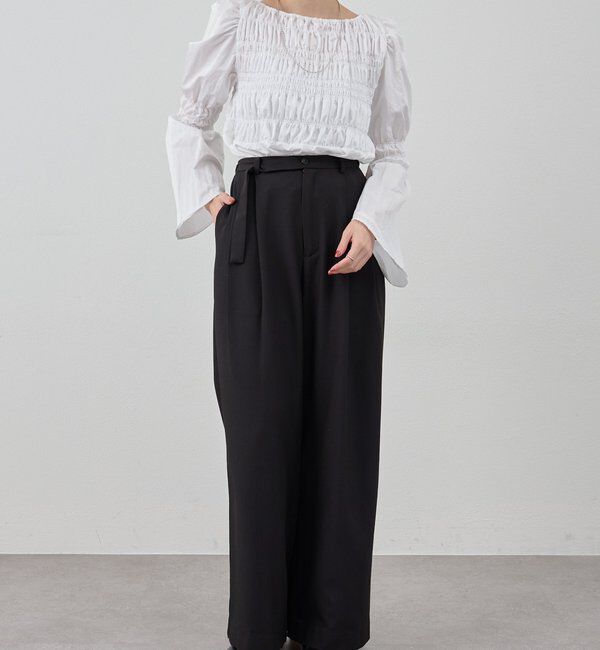  「シャーリングブラウス」|シャツ・ブラウス|