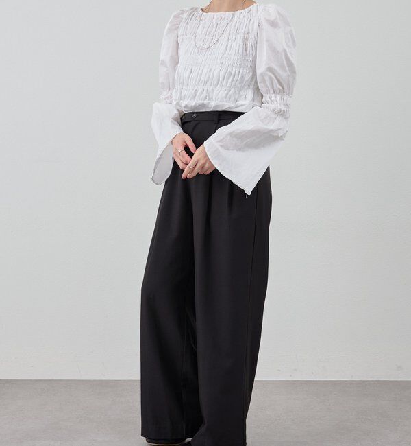  「シャーリングブラウス」|シャツ・ブラウス|