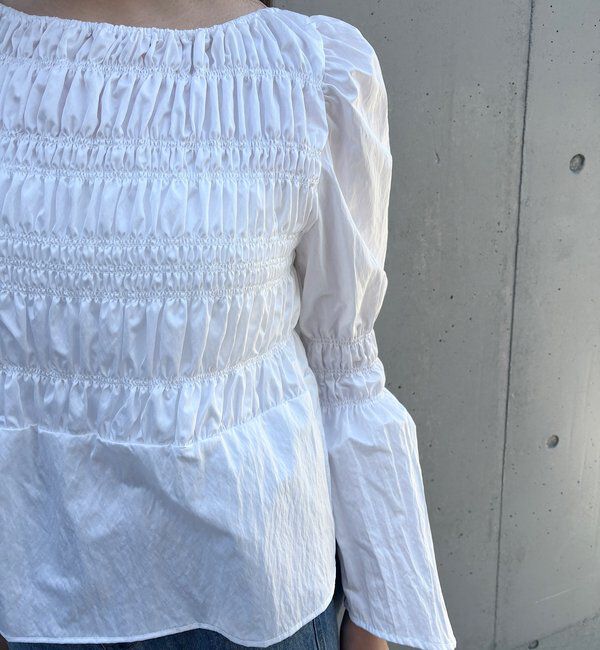  「シャーリングブラウス」|シャツ・ブラウス|