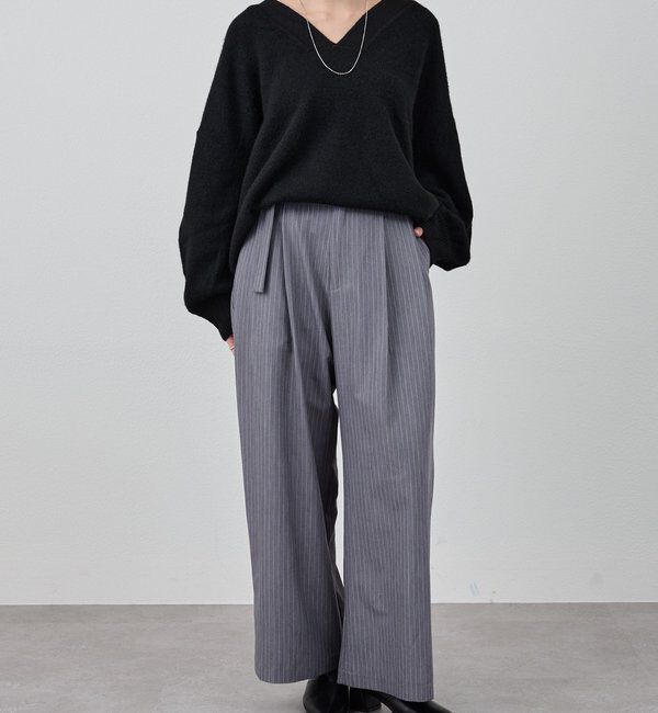  「【@kanako_ikiコラボカラー】【全骨格キレイ見え】ウェーブネックニット」|ニット・セーター|