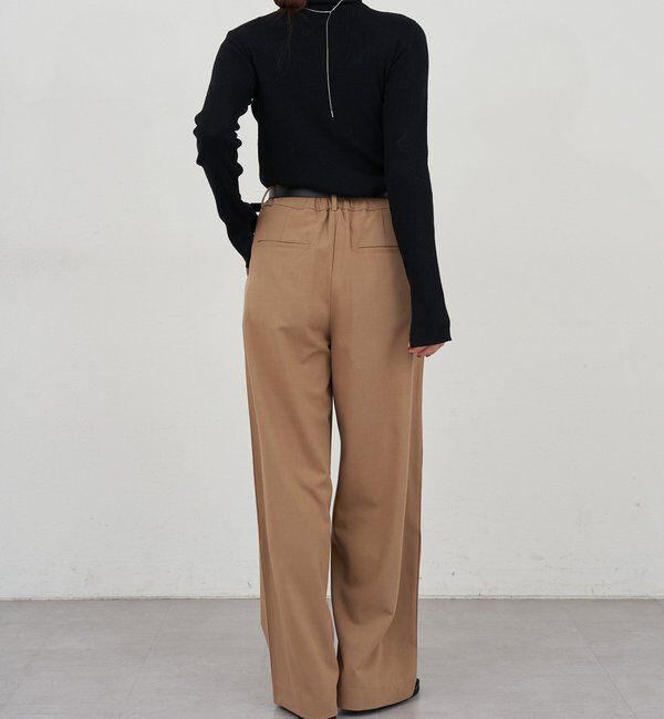  「【インフルエンサー＠tsuru00コラボ】3タックスラックスパンツ」|チノ|