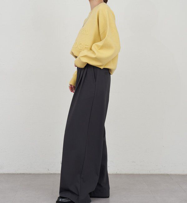  「【インフルエンサー＠tsuru00コラボ】3タックスラックスパンツ」|チノ|