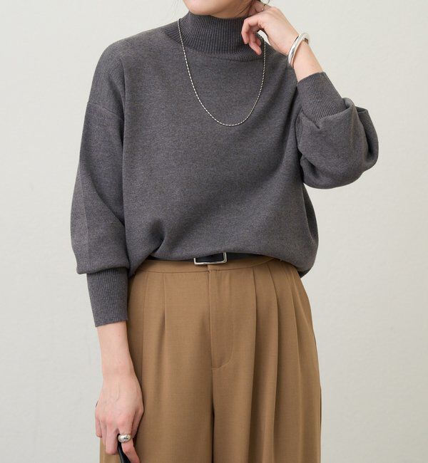  「総針ハイネックニット」|パーカー|