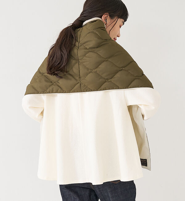 collex「【TAION】 ミリタリー リバーシブル ダウンストール」|マフラー|