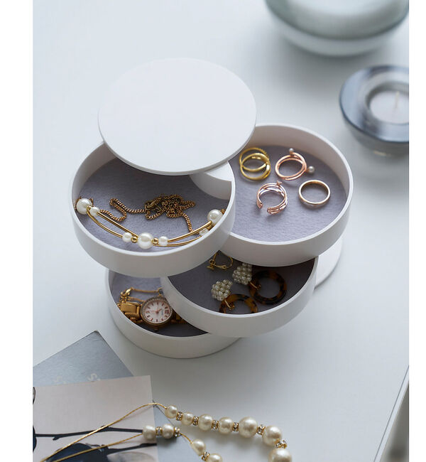 collex「【tower】 アクセサリートレー4段 回転式」|その他|