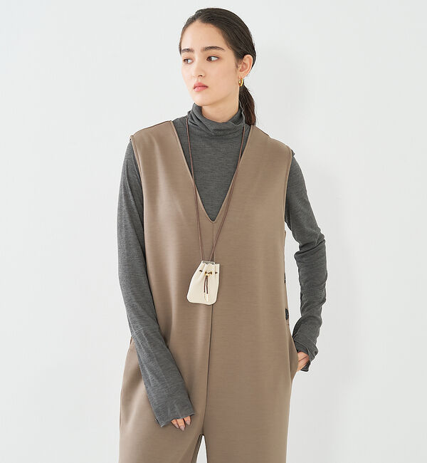 collex「ダンボールニットサロペット」|オールインワン|