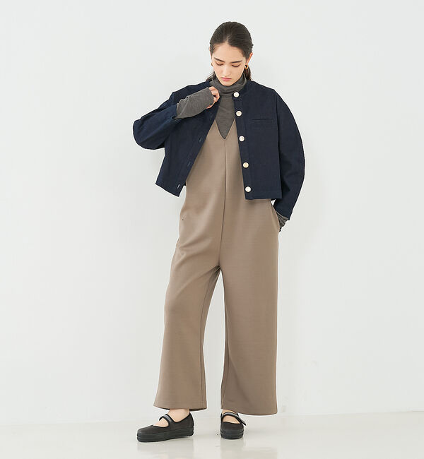 collex「ダンボールニットサロペット」|オールインワン|